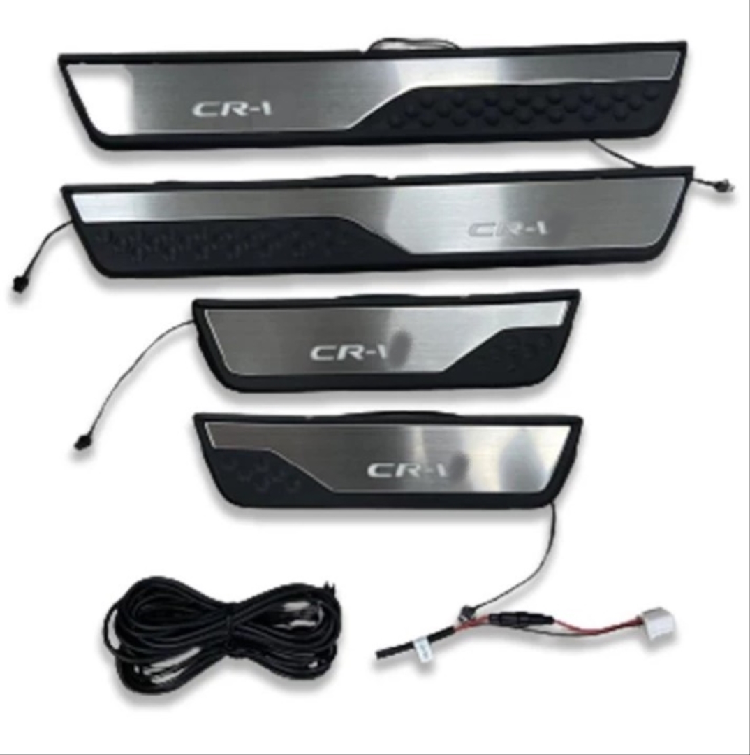 FOR CR-V 2012-2017 DOOR SILL SCUFF PLATE (BLUE COLOR)