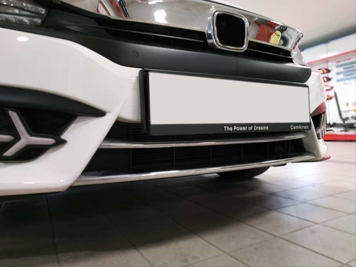 CIVIC FC5 2016-2019 FRONT BUMPER LOWER TRIM 2 PCS 