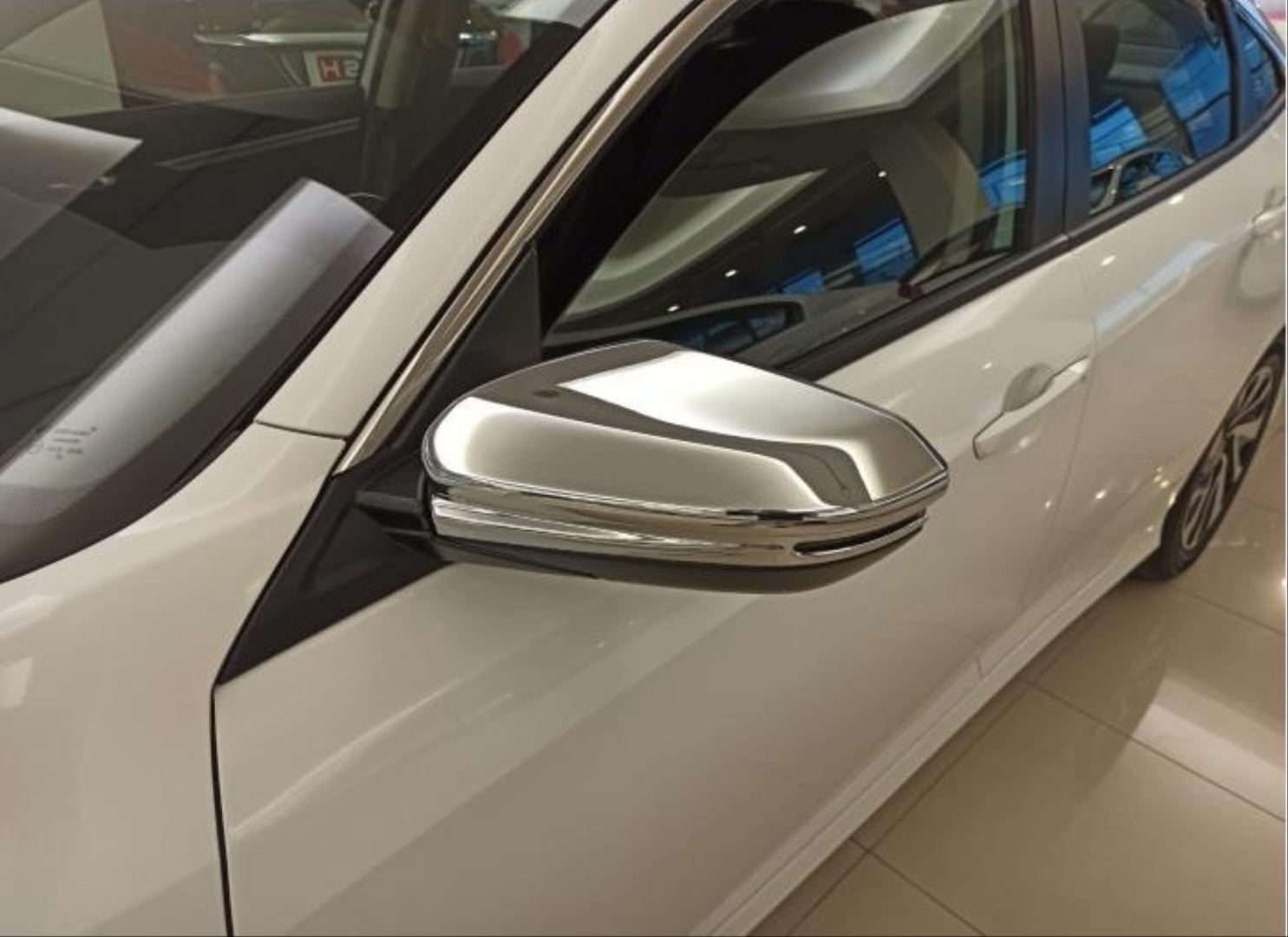 FOR CIVIC 2016-2021  SIDE MIRROR COVER CHROME