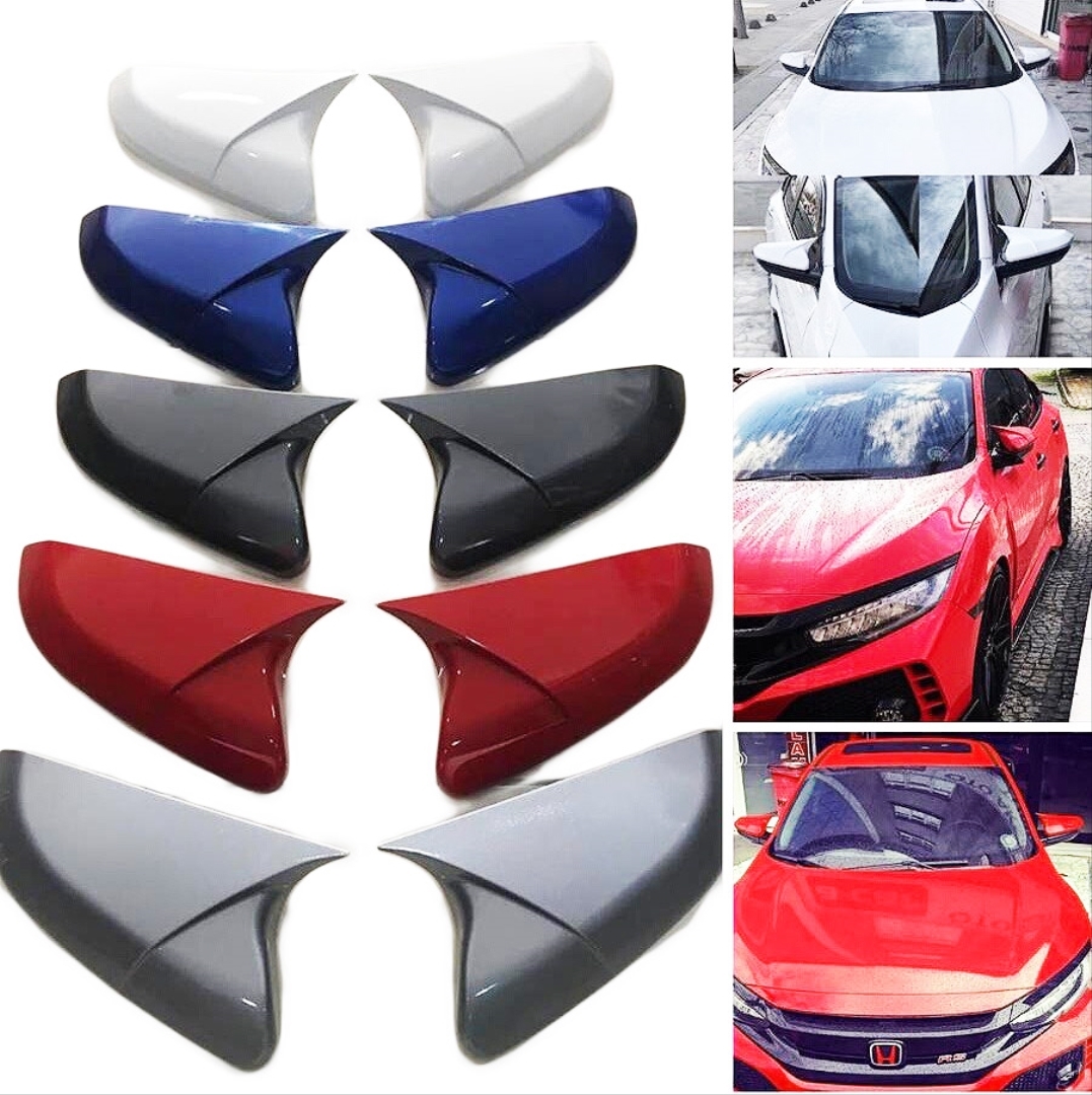 FOR CIVIC 2016-2021  HORN STYLE MIRROR COVER 