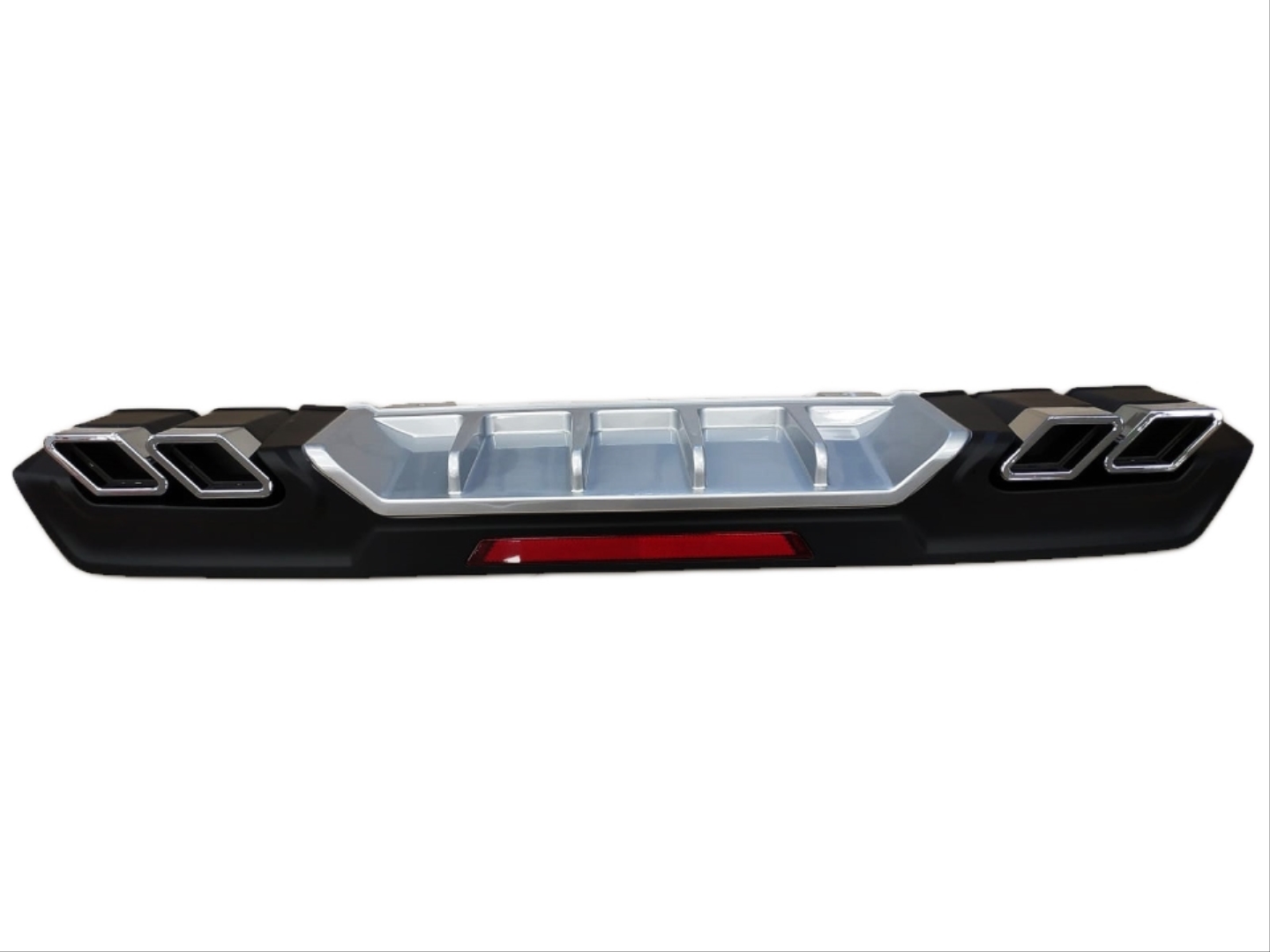 FOR CIVIC 2016-2021  DIFFUSER SQUARE EXHAUST SILVER 