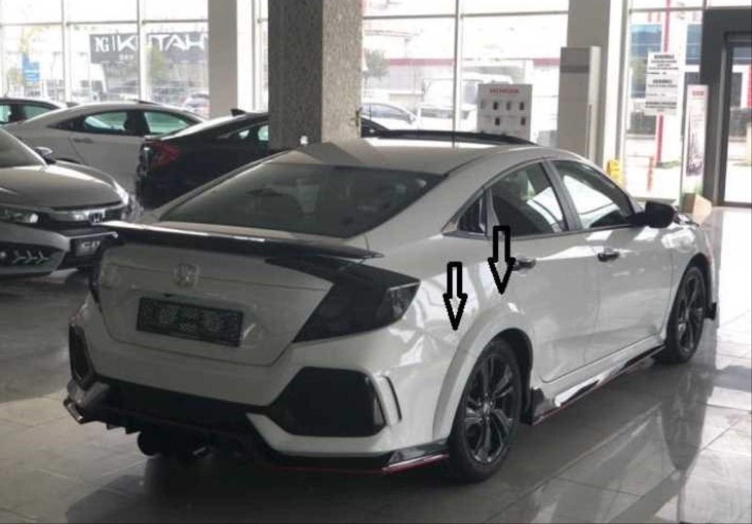 FOR CIVIC 2016-2021  SEDAN FENDER FLARE  