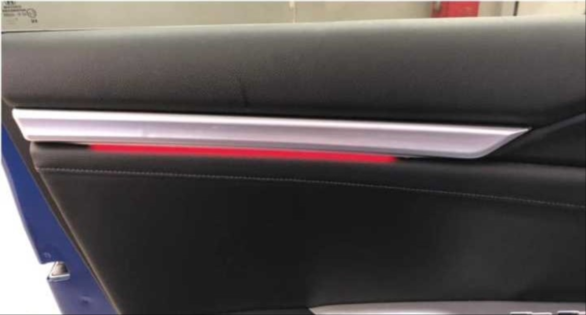 FOR CIVIC FC5-FK7 2016-2020 INNER LED DOOR STREAMER TRIM - ABS 4 PCS RED COLOR 