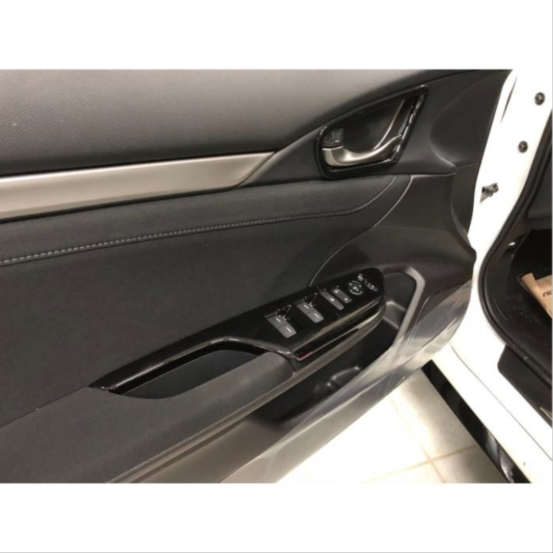 FOR CIVIC 2016-2021  INNER DOOR HANDLE COVER GLOSS BLACK (BRIGHT BLACK)  