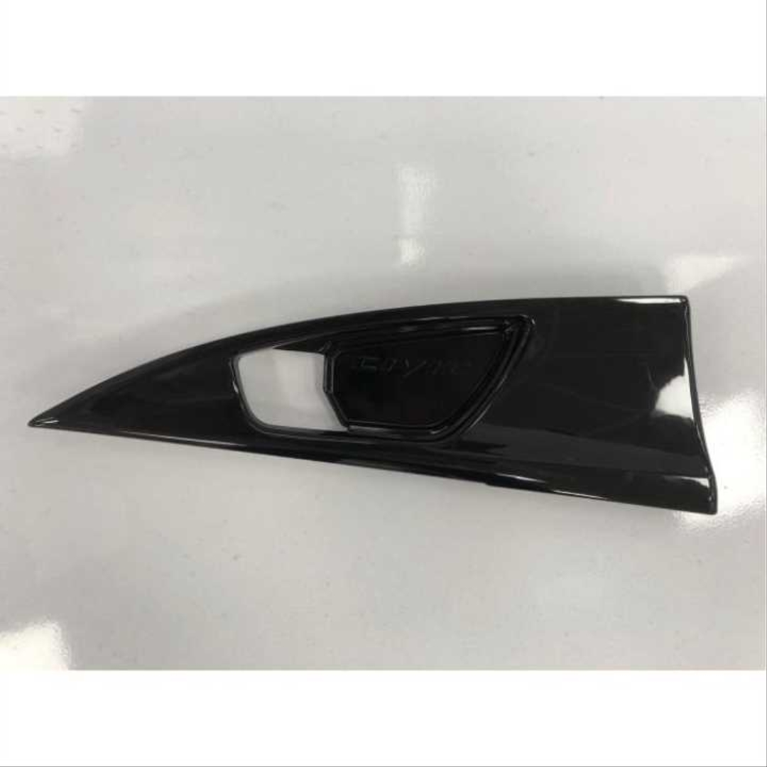 FOR CIVIC 2016-2021  INNER DOOR HANDLE COVER GLOSS BLACK (BRIGHT BLACK)  