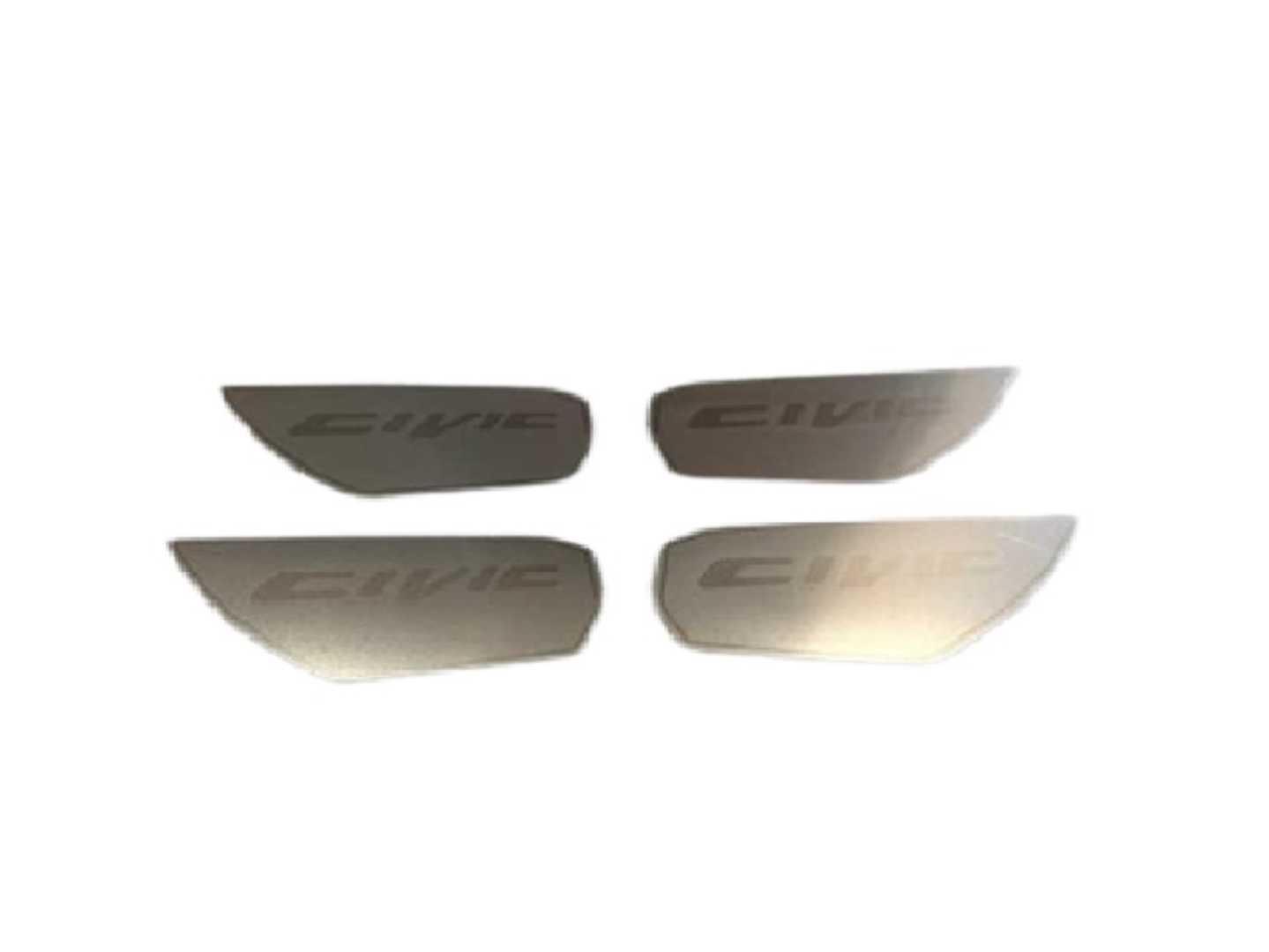 FOR CIVIC 2016-2021  INNER HANDLE COVER INTERIOR TRIM COVER SILVER 