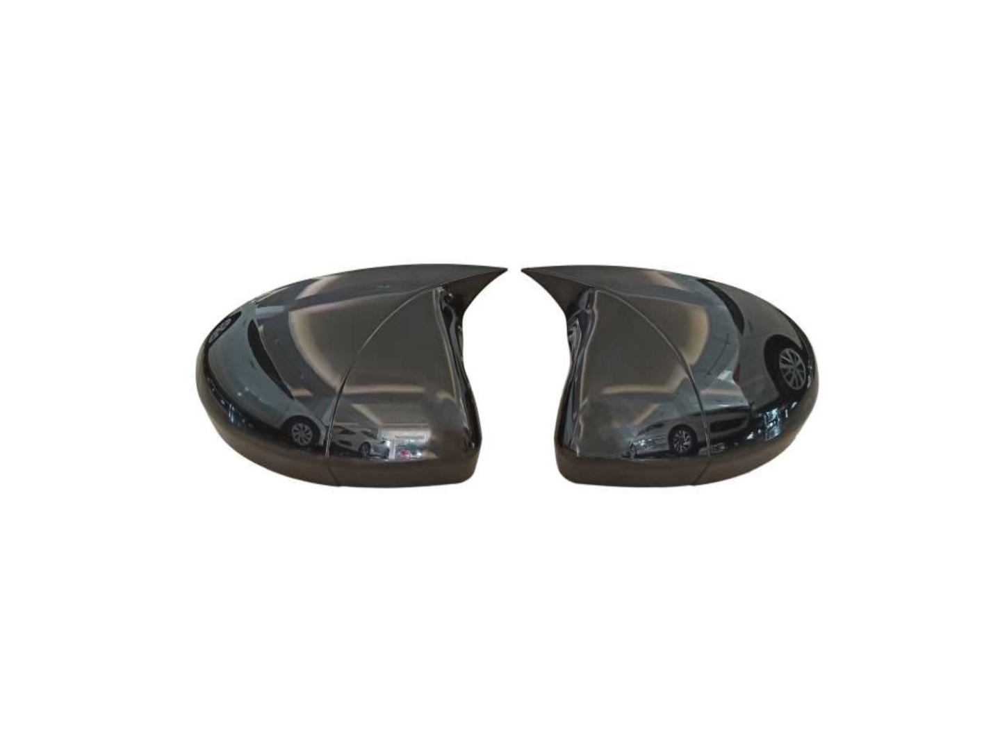  FOR MEGANE  4 2016+  HORN STYLE MIRROR COVER GLOSS BLACK (BRIGHT BLACK) 