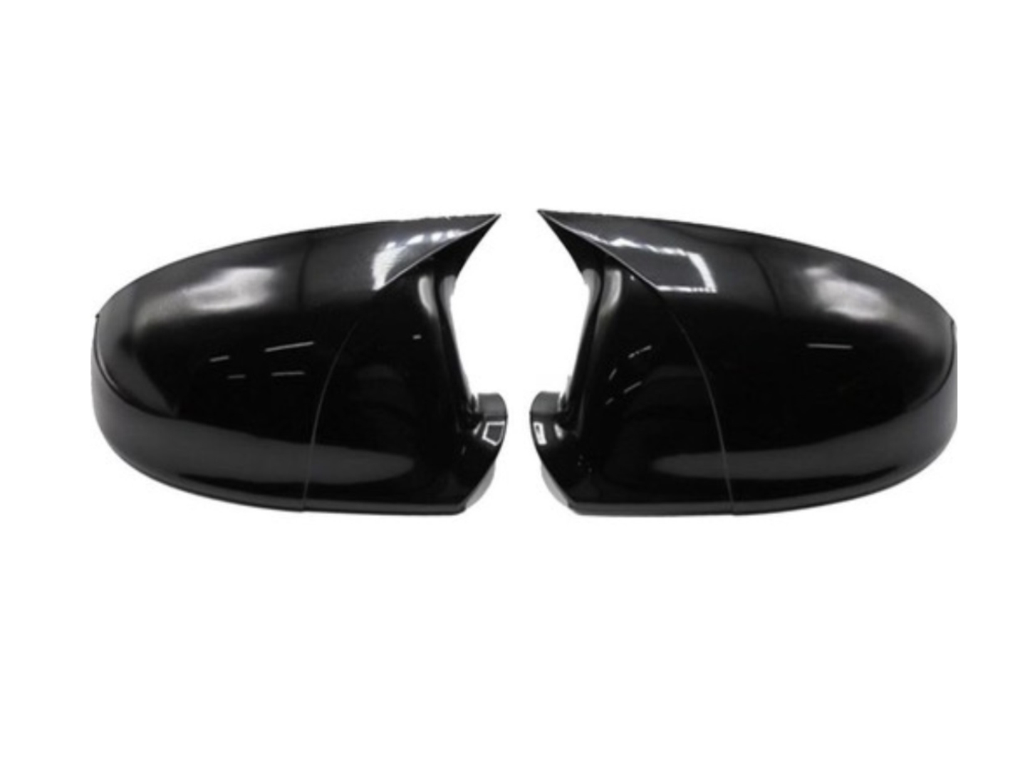 OCTAVIA MK3 2013-2020 HORN STYLE MIRROR COVER GLOSS BLACK (BRIGHT BLACK) 