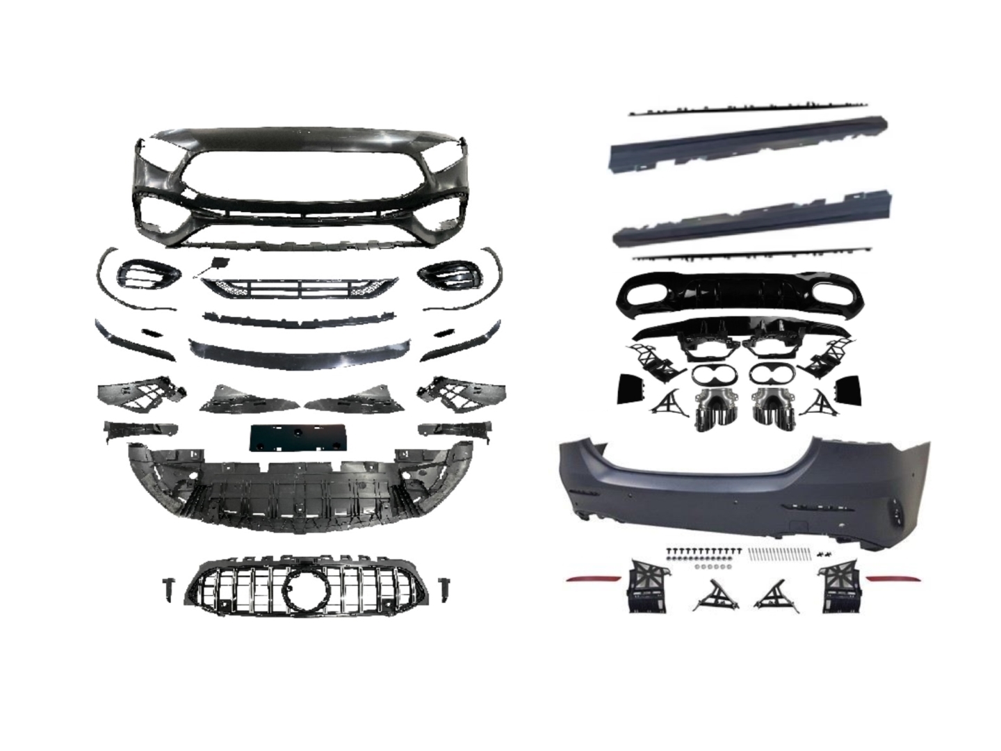 W177 2018+ A SERIES  SEDAN  A45 BODY KIT (wıth REAR BUMPER SET) 