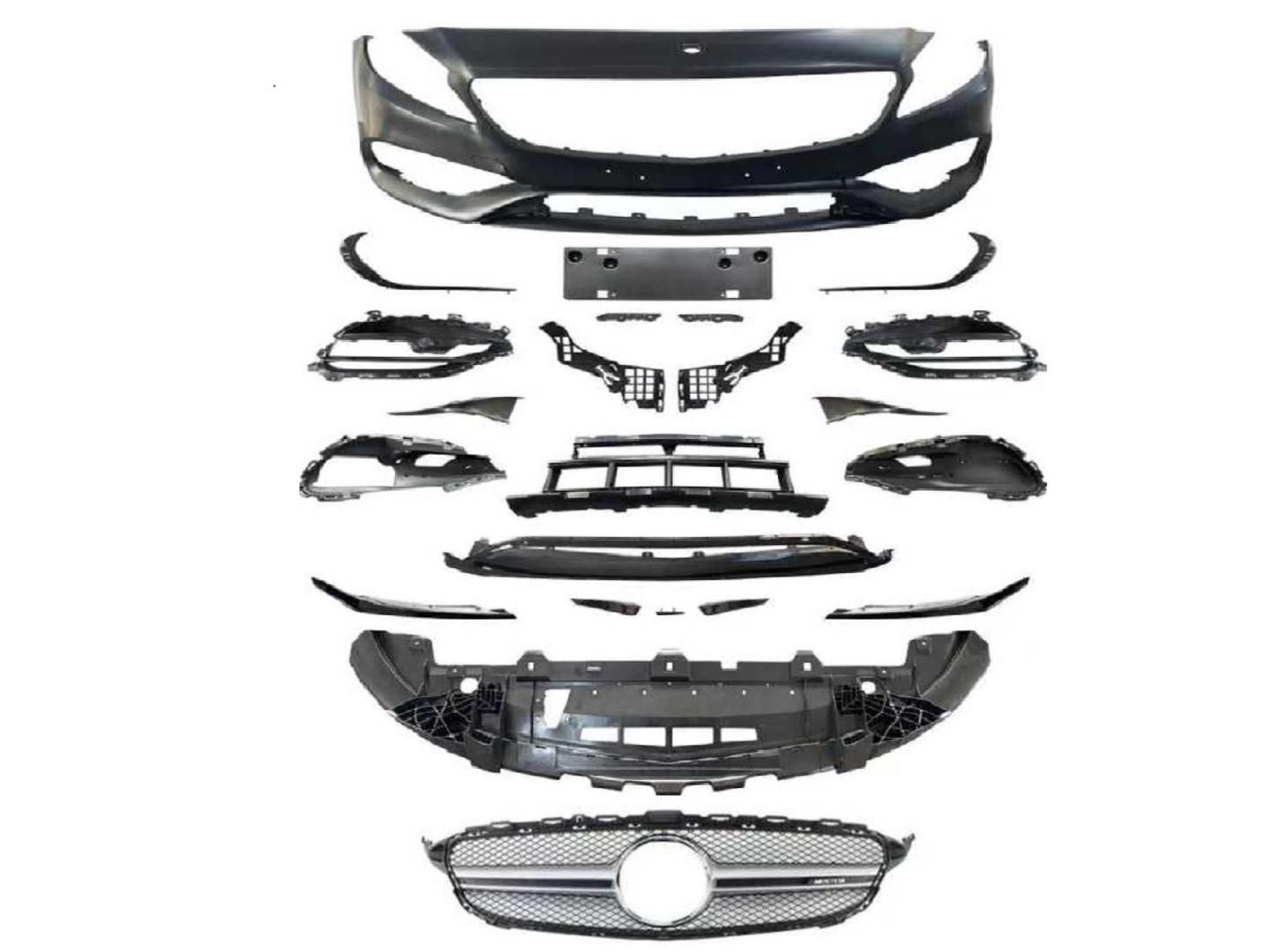 W176 A SERIES   A45 FRONT BUMPER   & GRILLE  (2012 - 2018 )