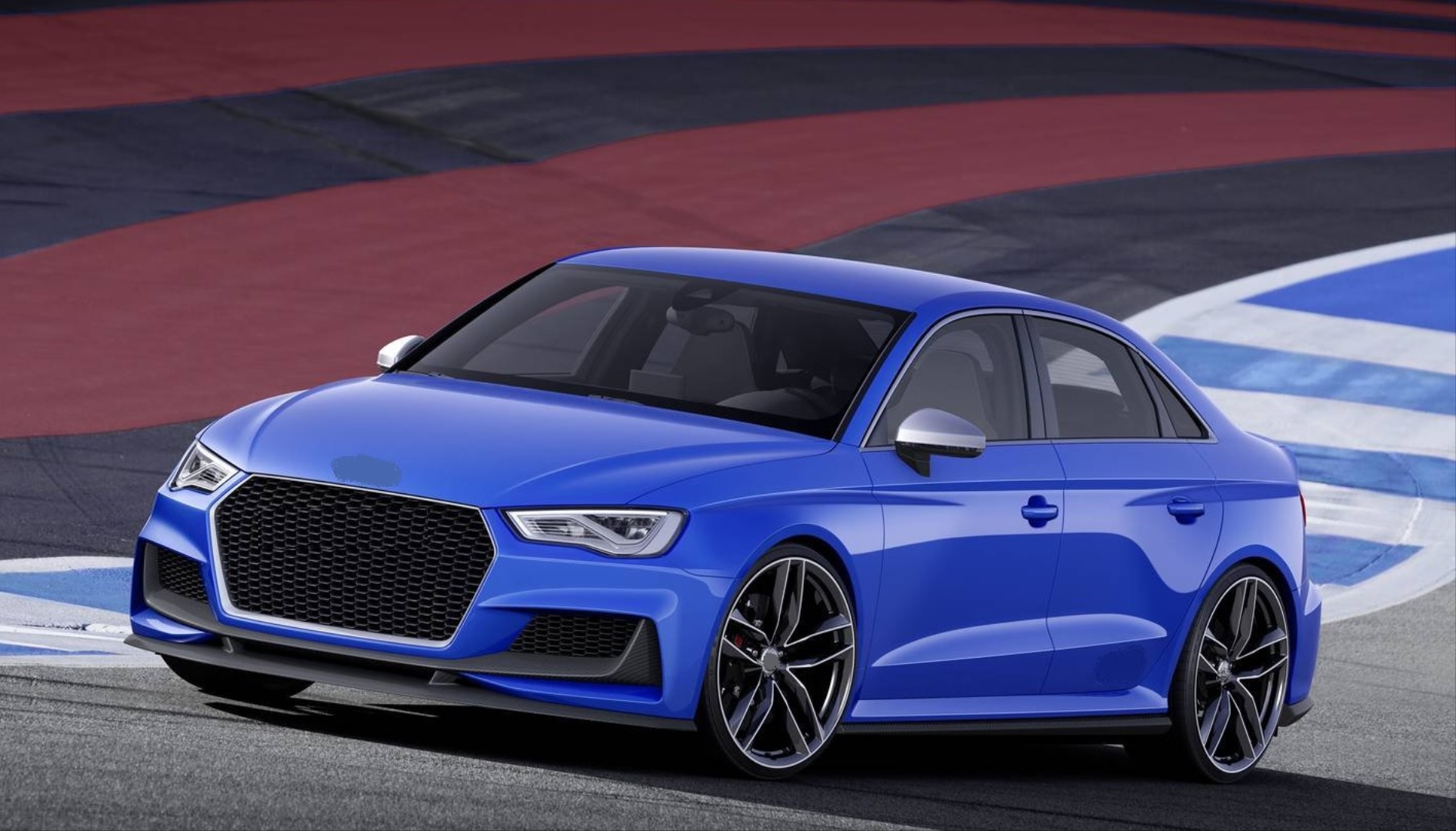  A3 SEDAN 2013-2016  RS3 FRONT BUMPER   SET  (SEDAN) - FOG LAMP COVER  TYPE 