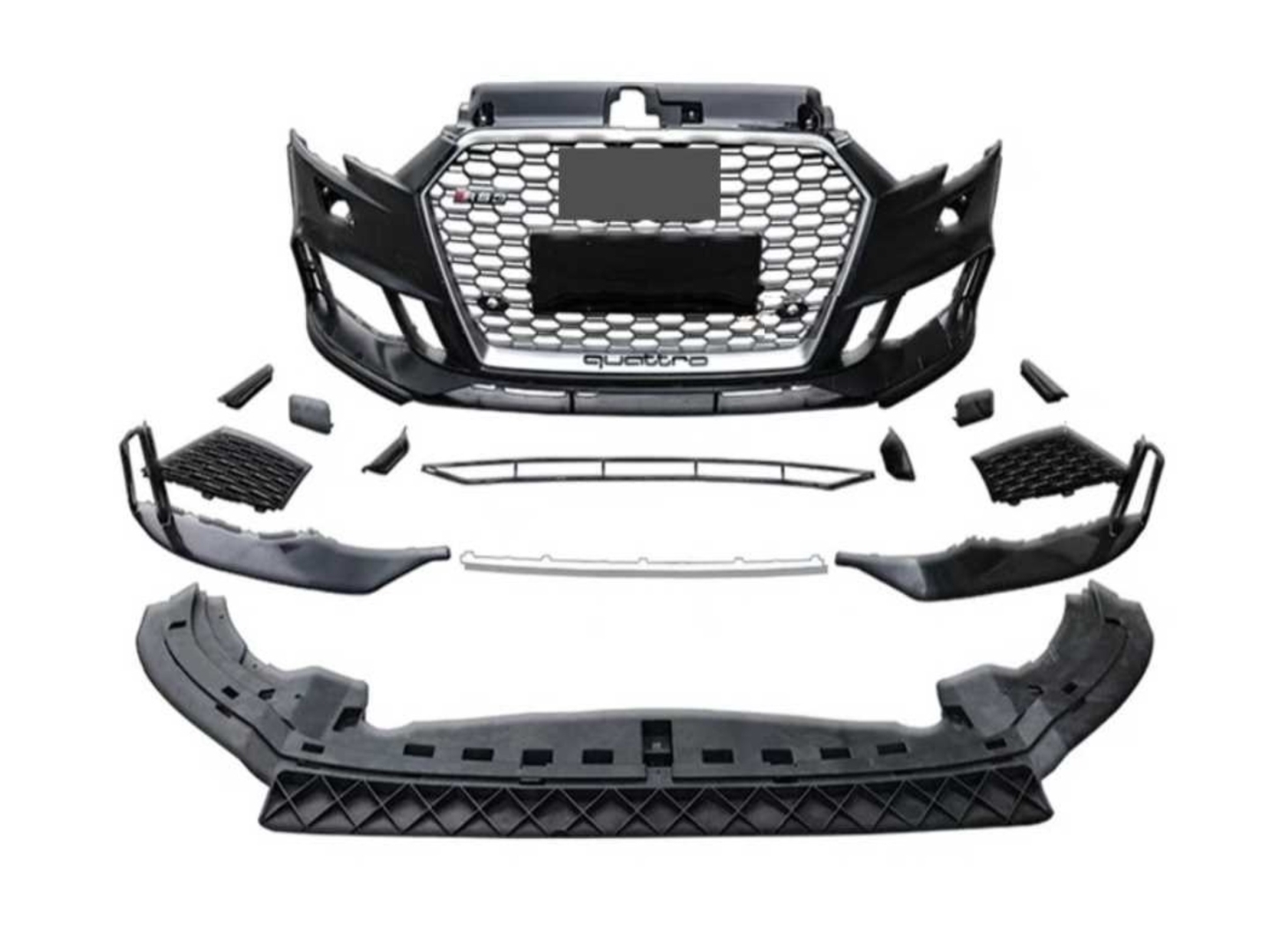  A3 2016-2020  RS3 FRONT BUMPER   GRILLE SET - HATCHBACK  (8V ) 