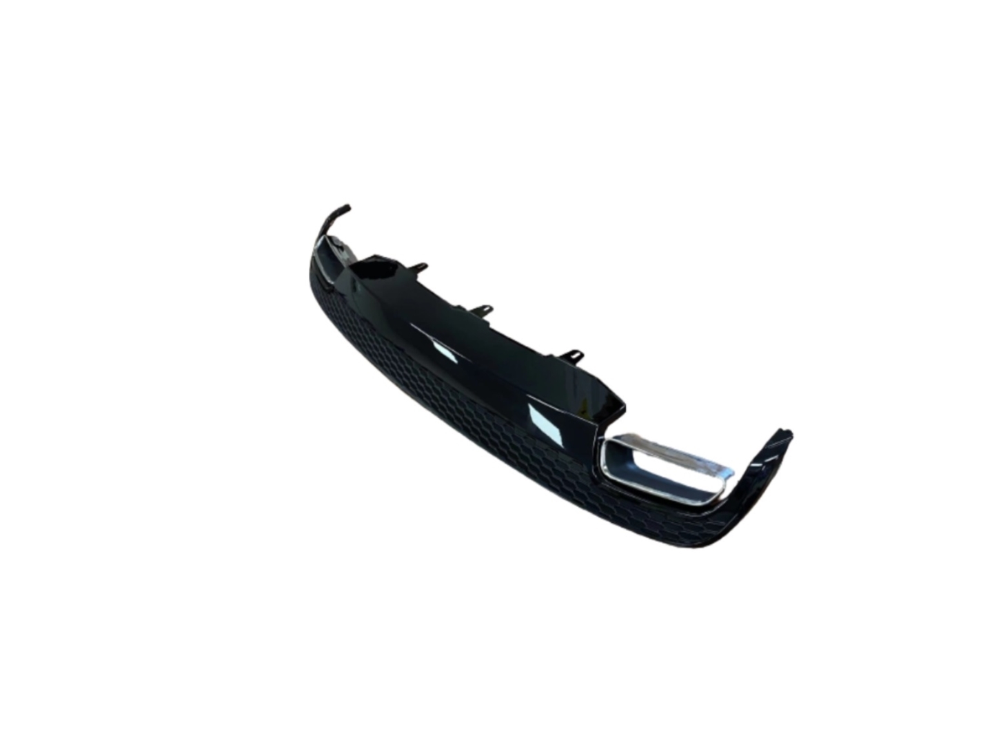  A6 2012-2014  2015+ FACELIFT DIFFUSER ( GLOSS BLACK (BRIGHT BLACK) )