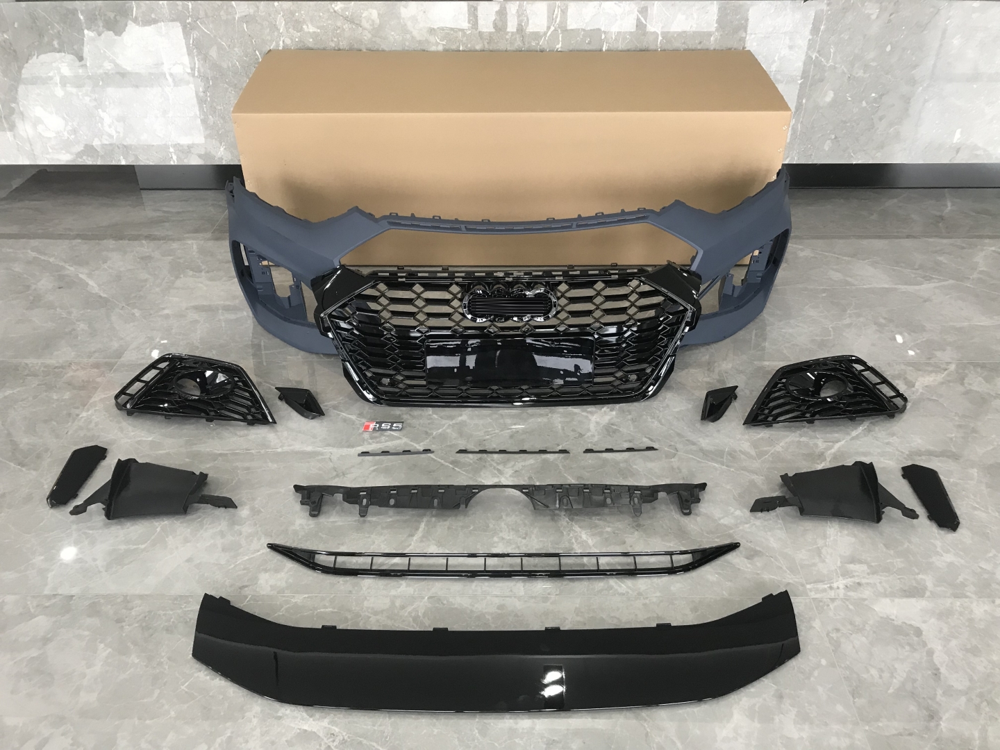 RS5 FRONT BUMPER + GRILLE SET FOR A5 2021+ (4 DOOR)