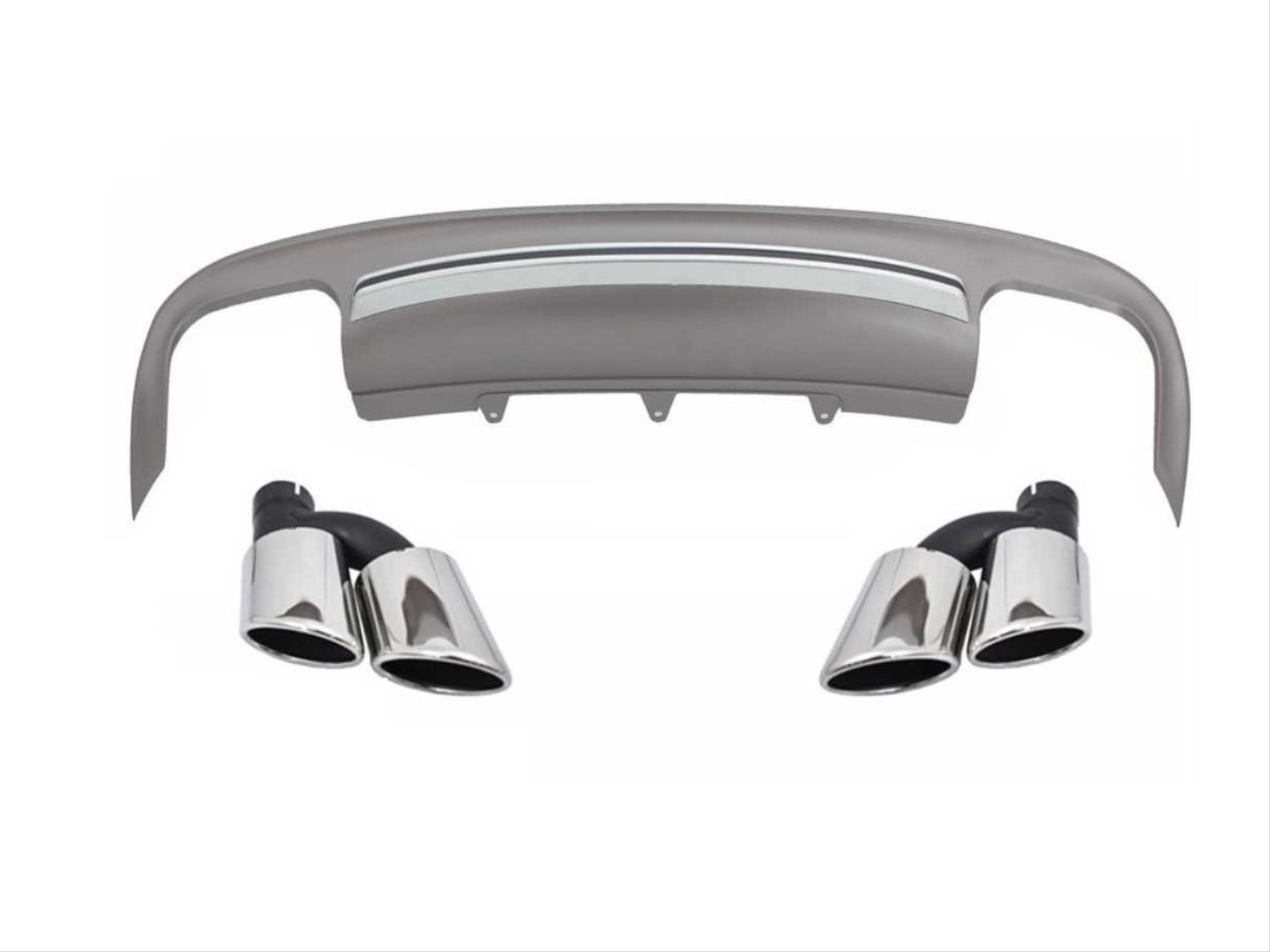 A5 2012-2016  S5 DIFFUSER & EXHAUST SET - SEDAN 