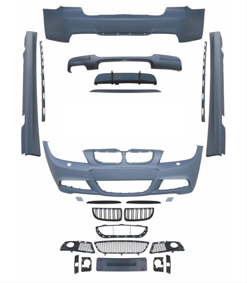 FOR E90 PRE LCI 2005-2008 BODYKIT+GRILLE

