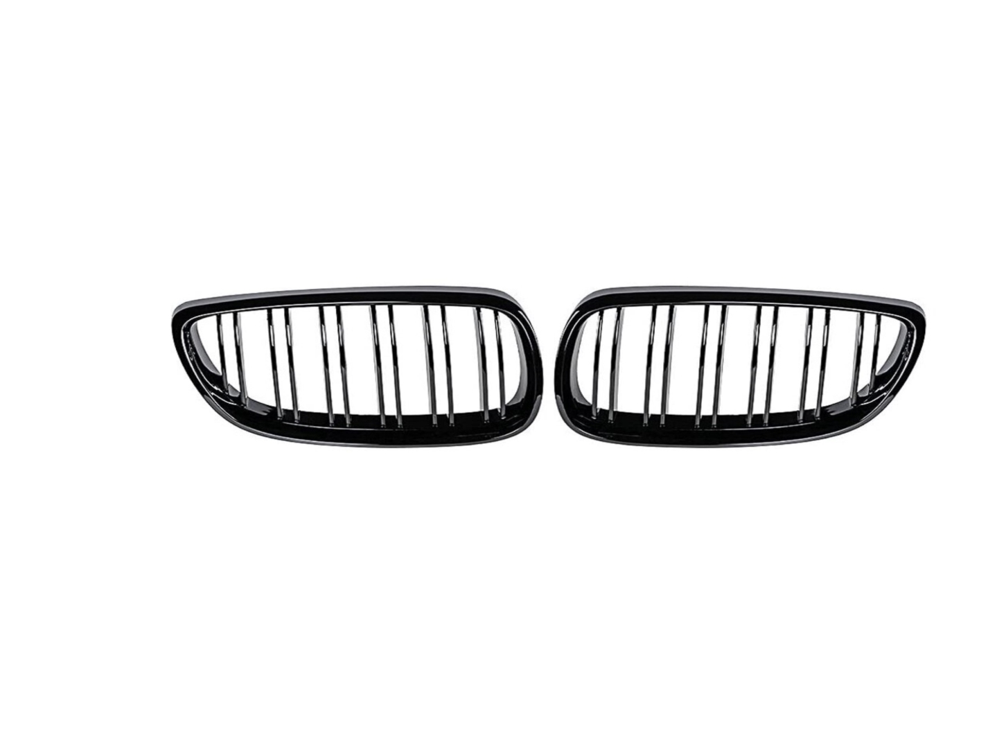FOR 3 SERIES E92 2006-2009  M3 LOOKING GRILLE  (DOUBLE SLAT LINE   GRILLE ) GLOSS BLACK (BRIGHT BLAC