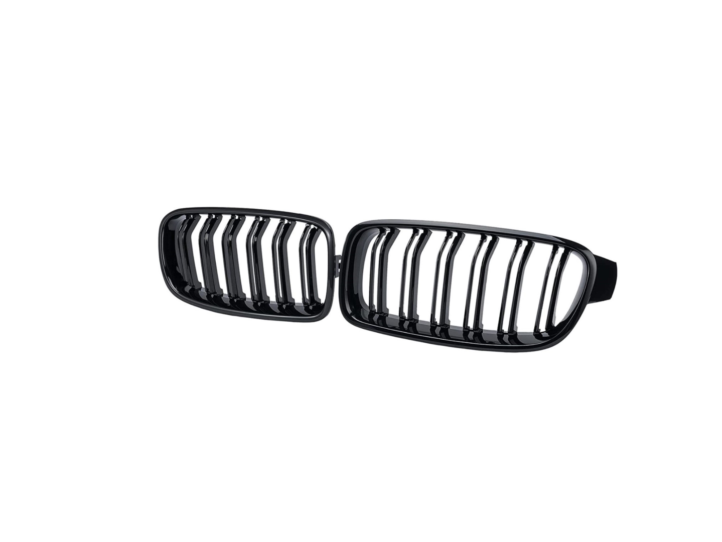 FOR 3 SERIES F30 2012-2018 M3 LOOKING GRILLE  (GRILLE ) GLOSS BLACK (BRIGHT BLACK) 