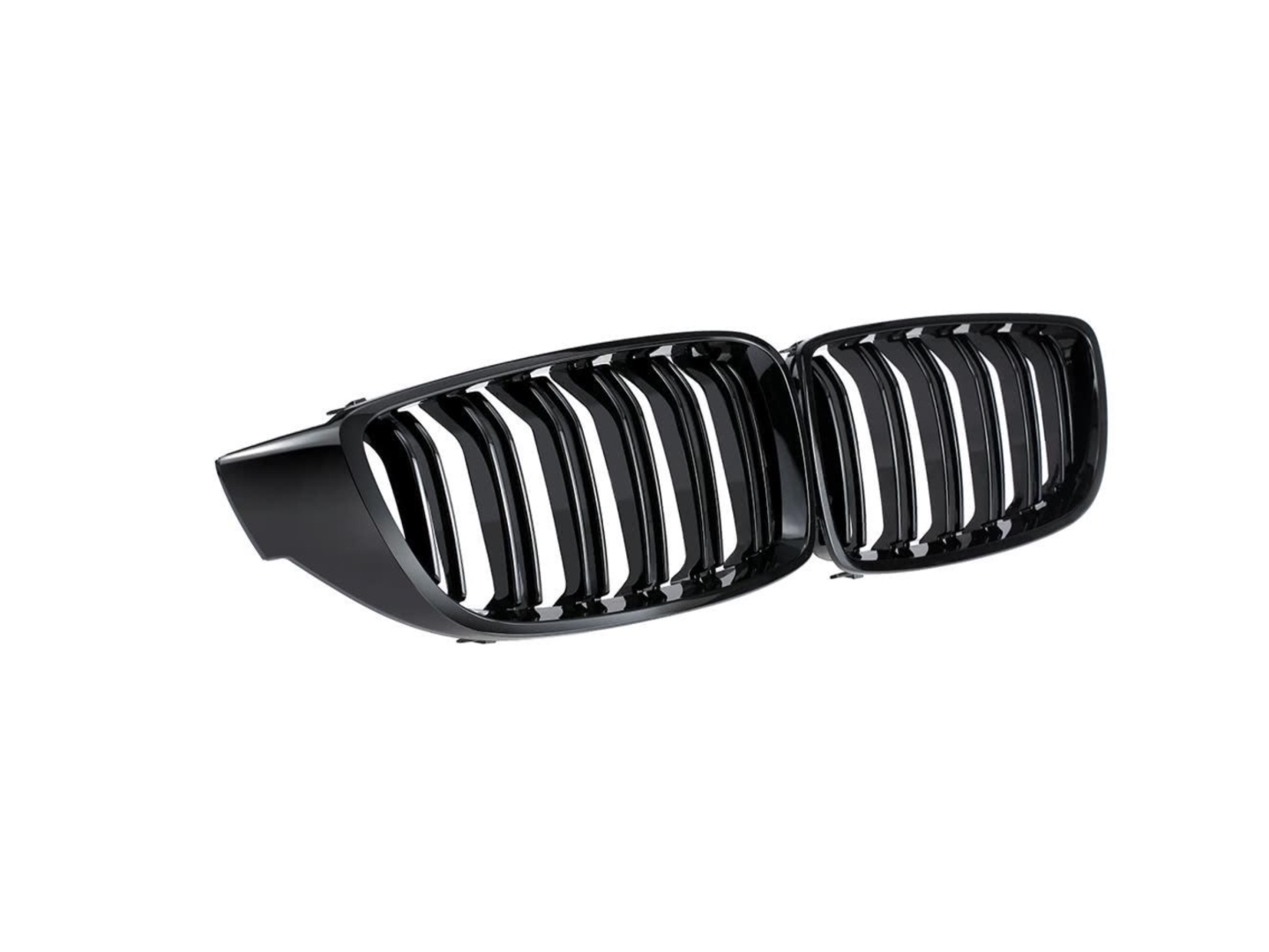 F32 2013-2019 M4 GRILLE  (DOUBLE SLAT LINE   GRILLE ) GLOSS BLACK (BRIGHT BLACK) 