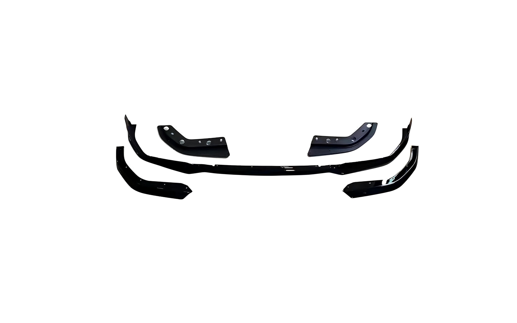 FOR 3 SERIES G20 2019+ FRONT LIP M SPORT GLOSS BLACK (BRIGHT BLACK) 