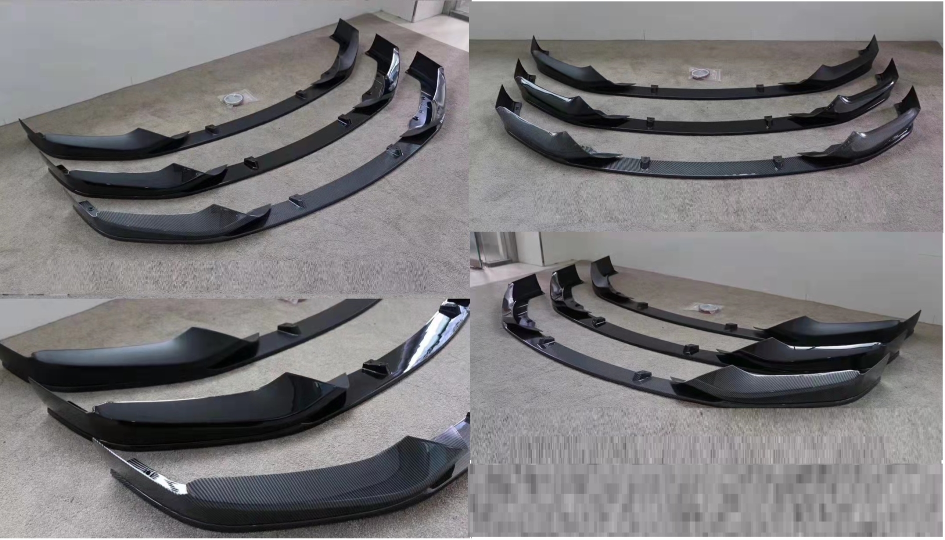 FOR 5 SERIES G30 2017-2020 FRONT LIP MP 