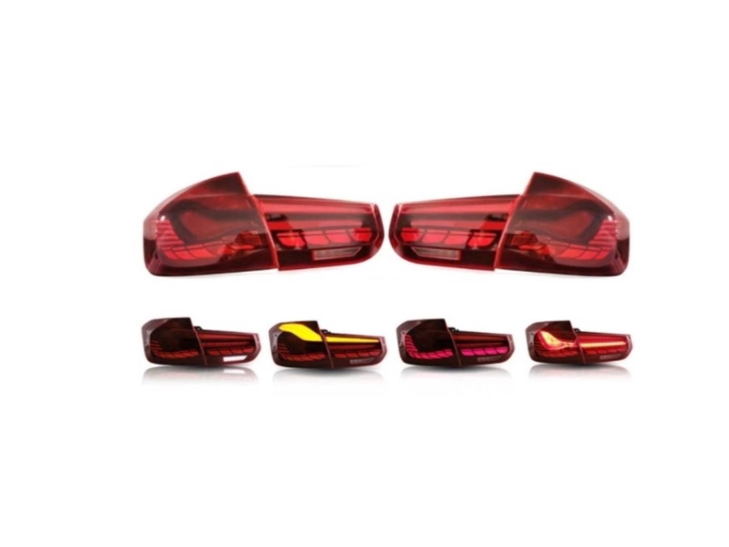  F30 FOR 3 SERIES  DRAGON LED TAILLIGHT DYNAMIC  WITH ANIMATION - RED COLOR 