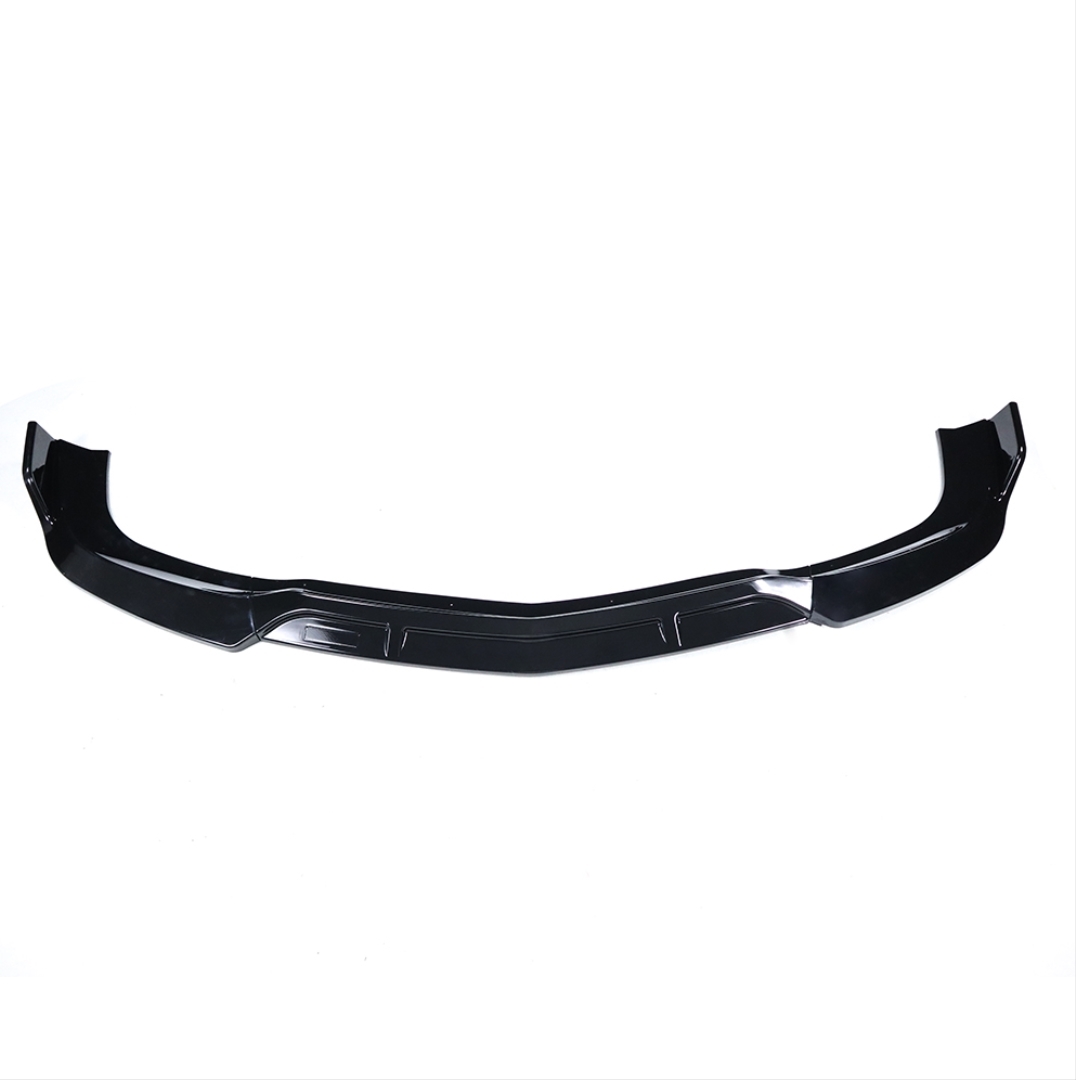 W204 2007-2014 C SERIES  FRONT LIP BRS - GLOSS BLACK  (BRIGHT BLACK)   (AMG)
