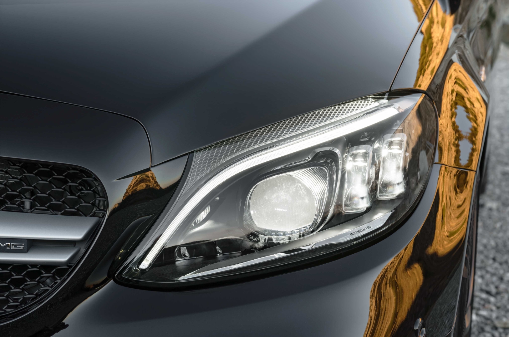 FOR BENZ W205 C SERIES MULTIBEAM LED HEADLIGHT  