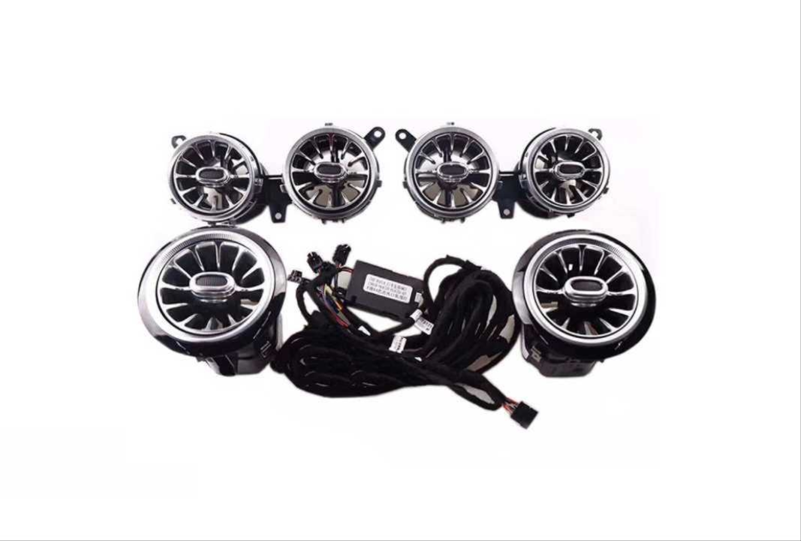  W213 E SERIES  2018+  64 COLOR  FRONT  AIR VENT AMBIENT  SET (multicolor)