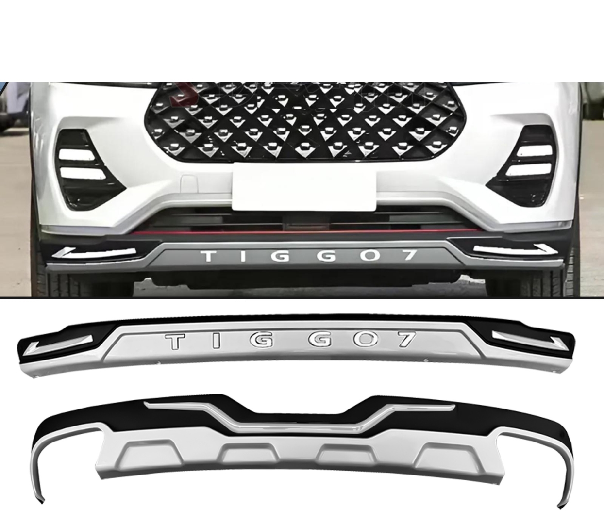 TIGGO 7 FRONT&REAR BUMPER GUARD
