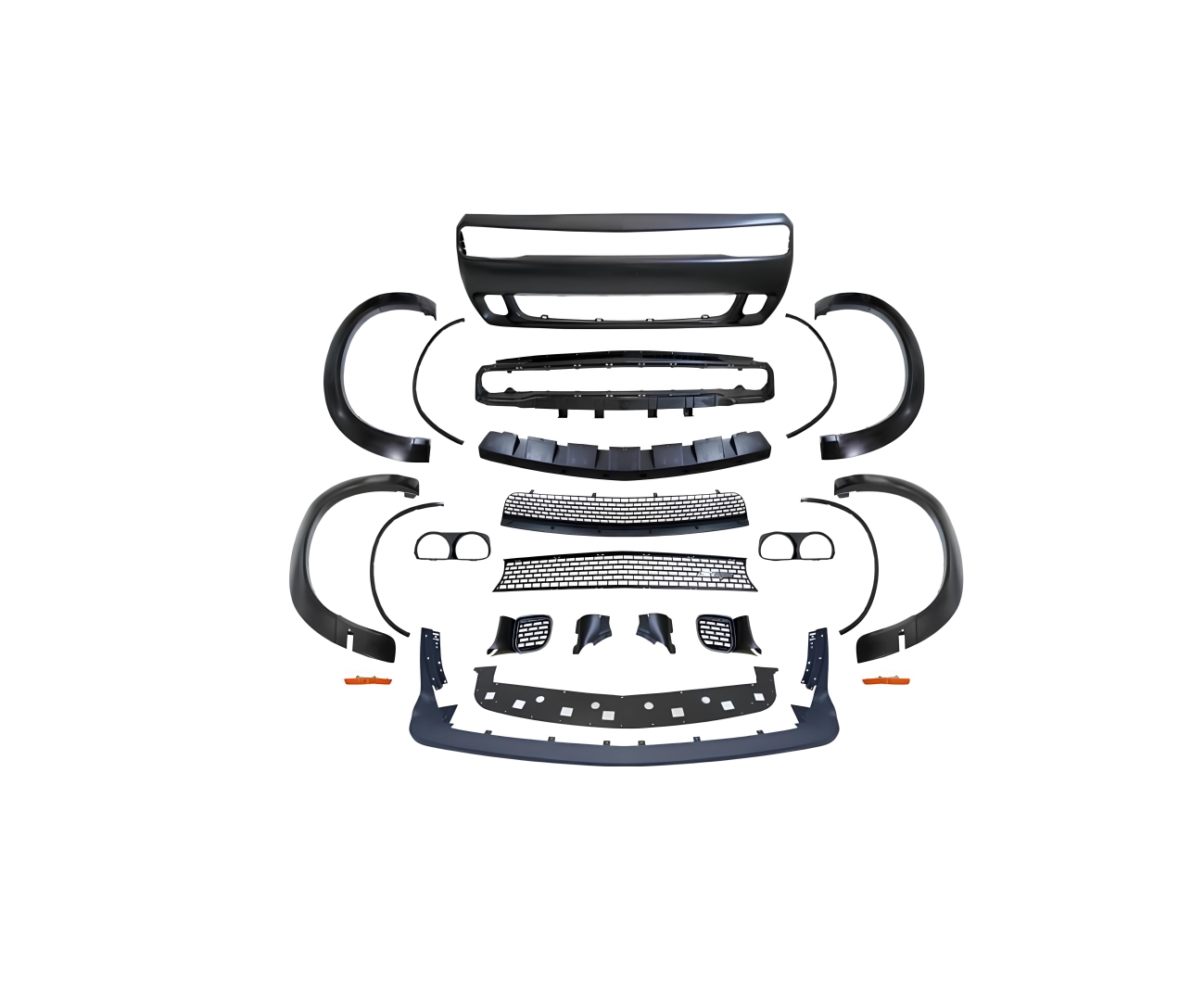 CHALLENGER 2015-2023  HELLCAT FRONT BUMPER   FULL SET 