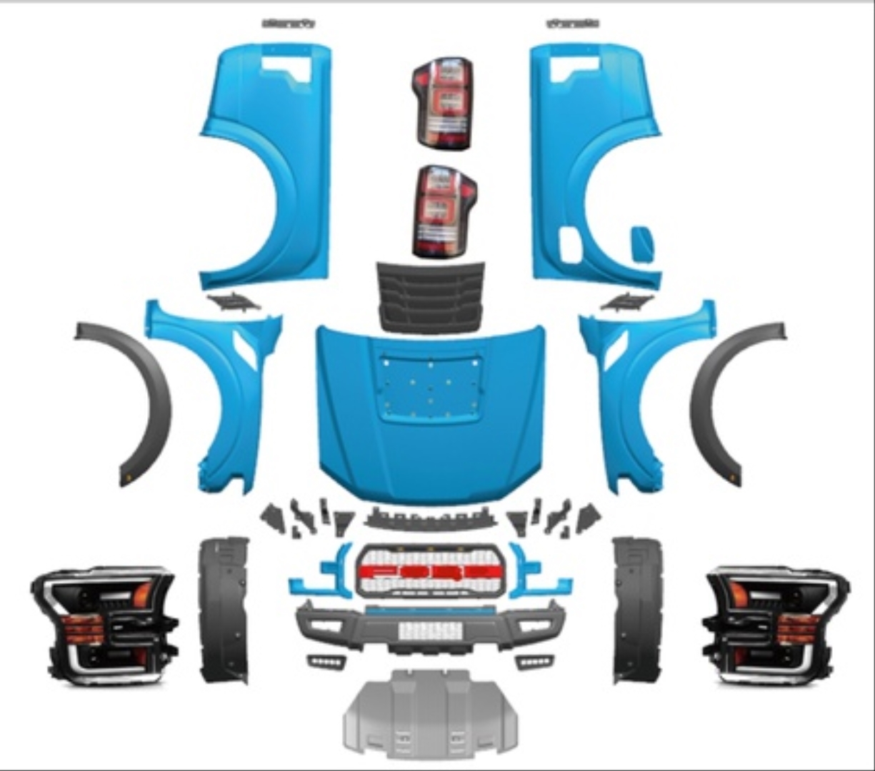  RANGER  F150 RAPTOR FACELIFT  FULL - FOG LAMP ( DRL ) 