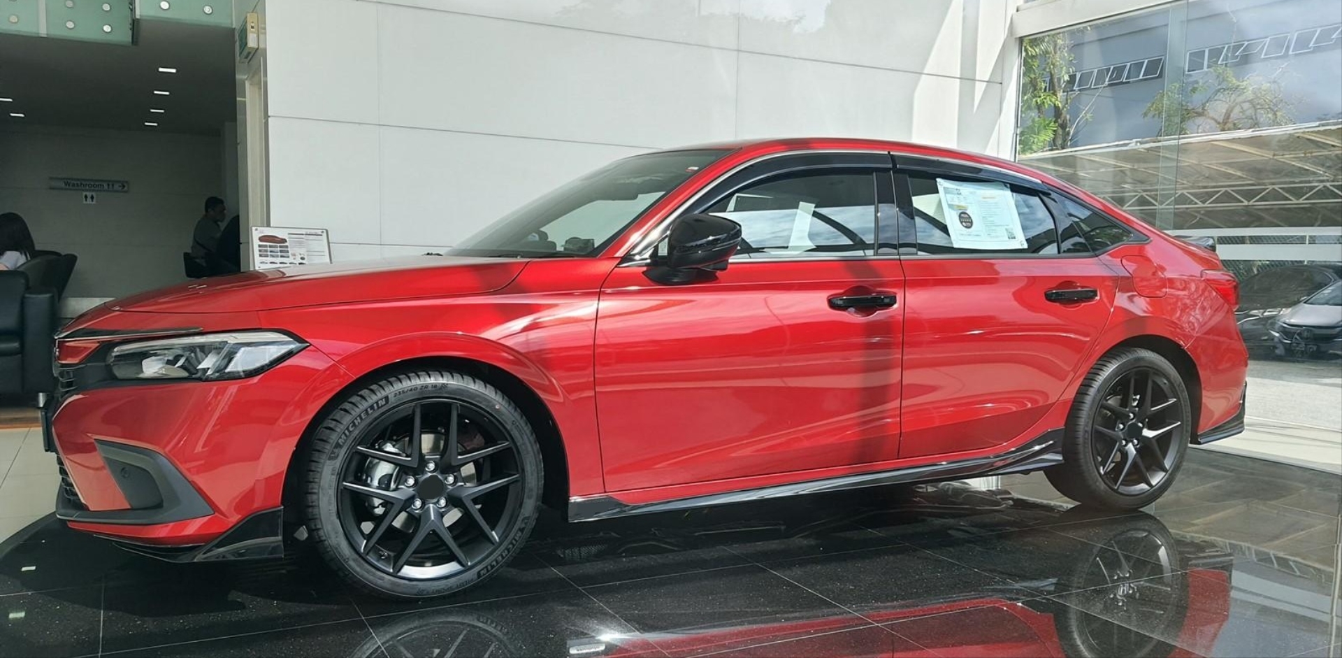  CIVIC FE1 2022  SUN VISOR (CHROME)