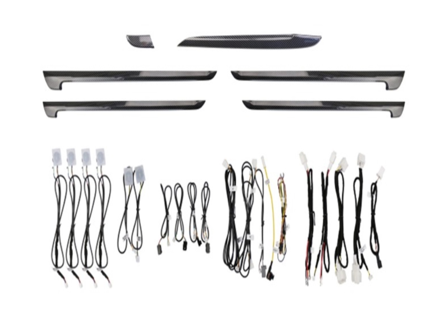  FOR CR-V 2018-2022  AMBIENT  LIGHT SET - 64 COLOR  (- CARBON COLOR  TRIM COVER COLOR )