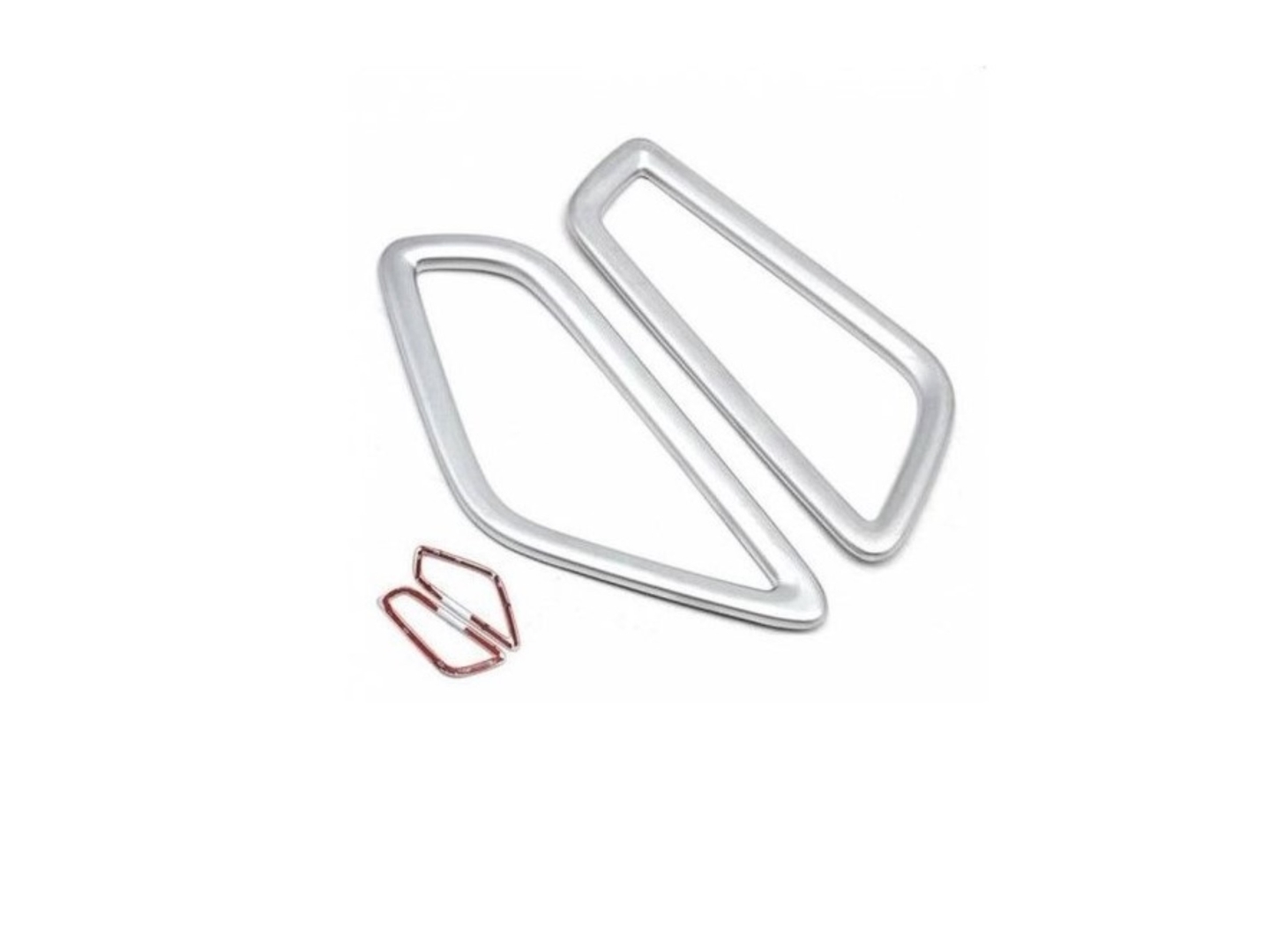  ELANTRA 2016-2019  DASHBOARD  AIR VENT  TRIM COVER - SILVER (ABS) 