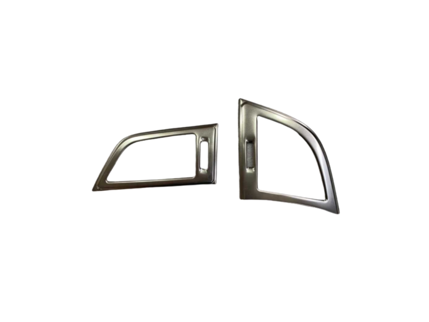  ELANTRA 2016-2019  AIR VENT  TRIM COVER SILVER (STAINLESS STEEL ) 