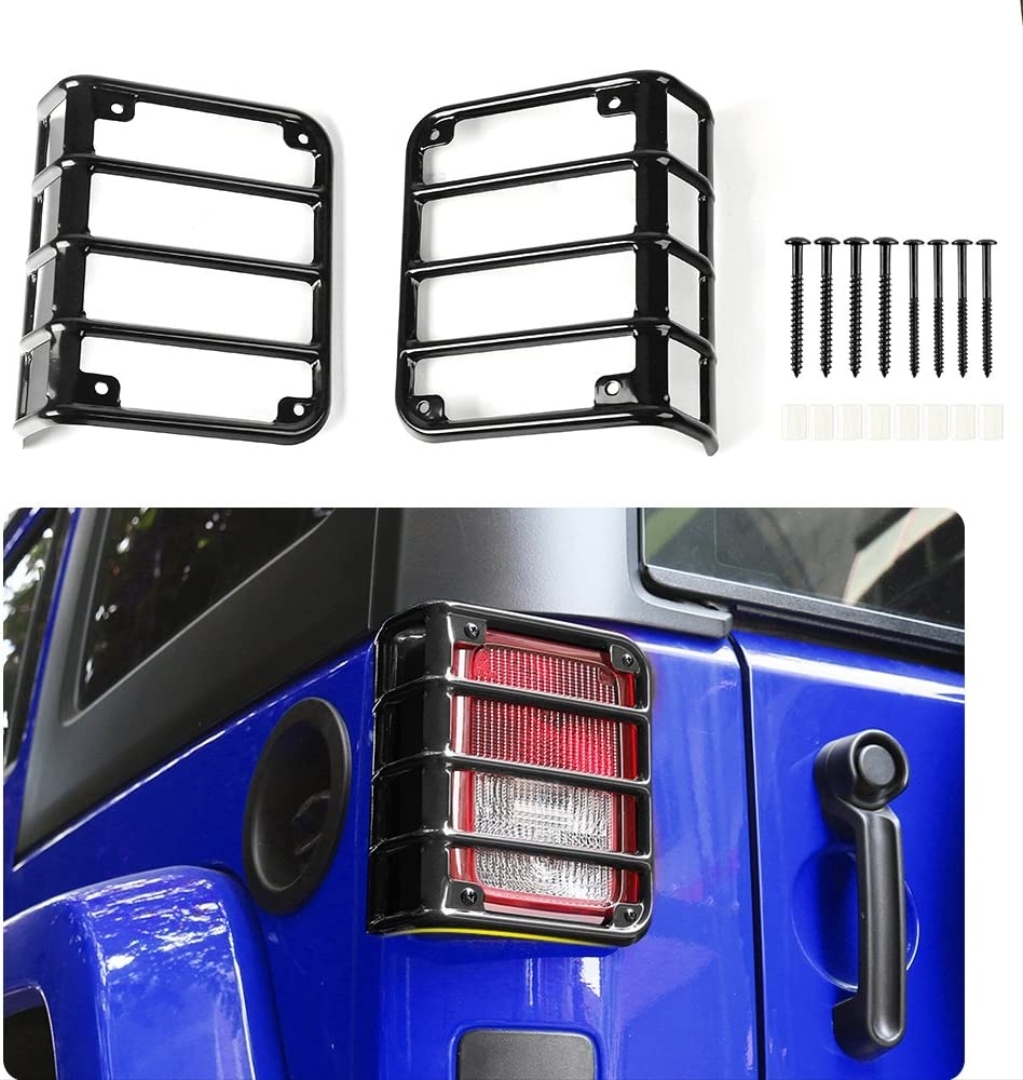  WRANGLER JK 2007-2017  TAILLIGHT  TRIM COVER SET 