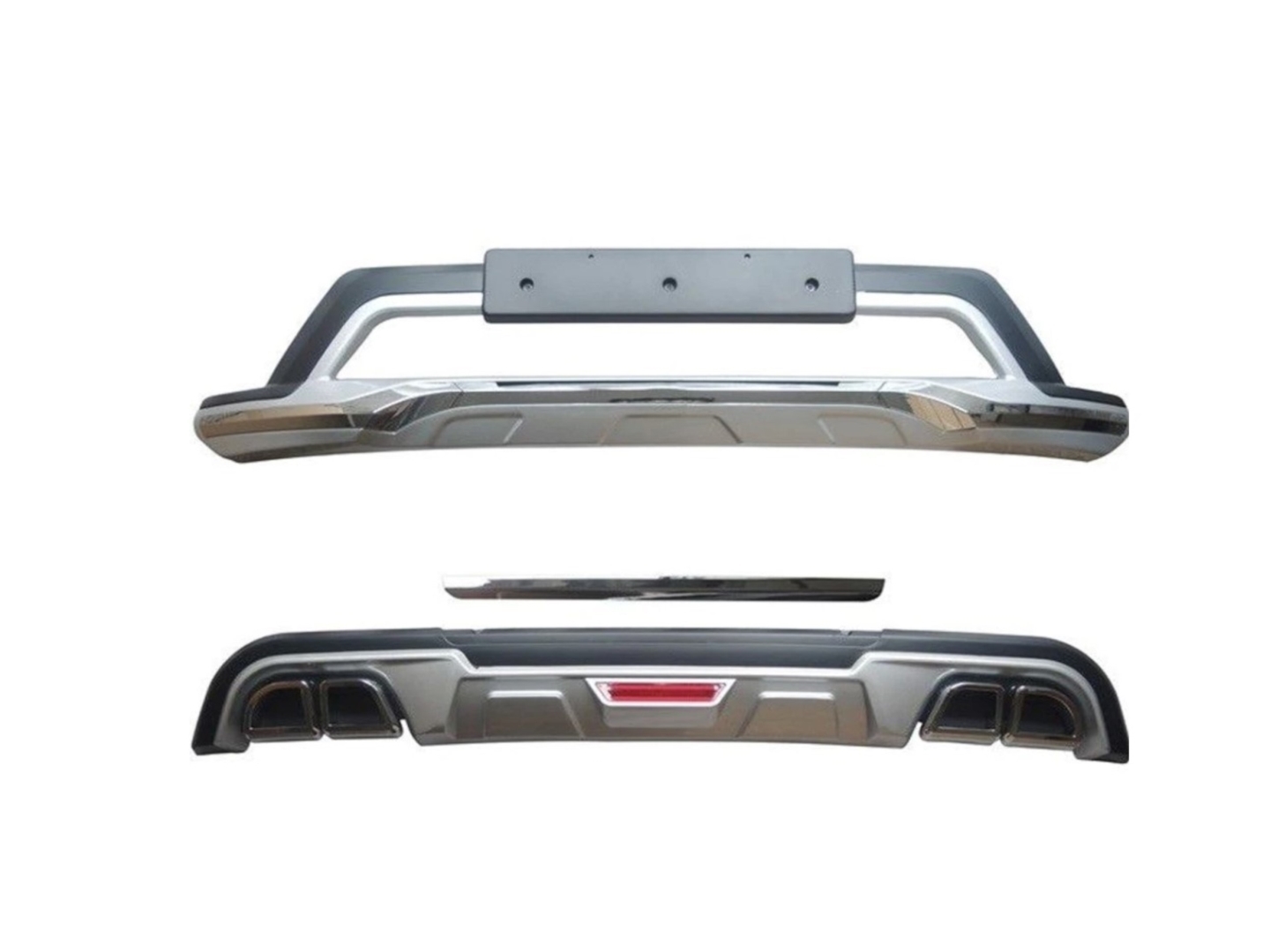 SPORTAGE 2019+ FRONT AND REAR BUMPER GUARD 