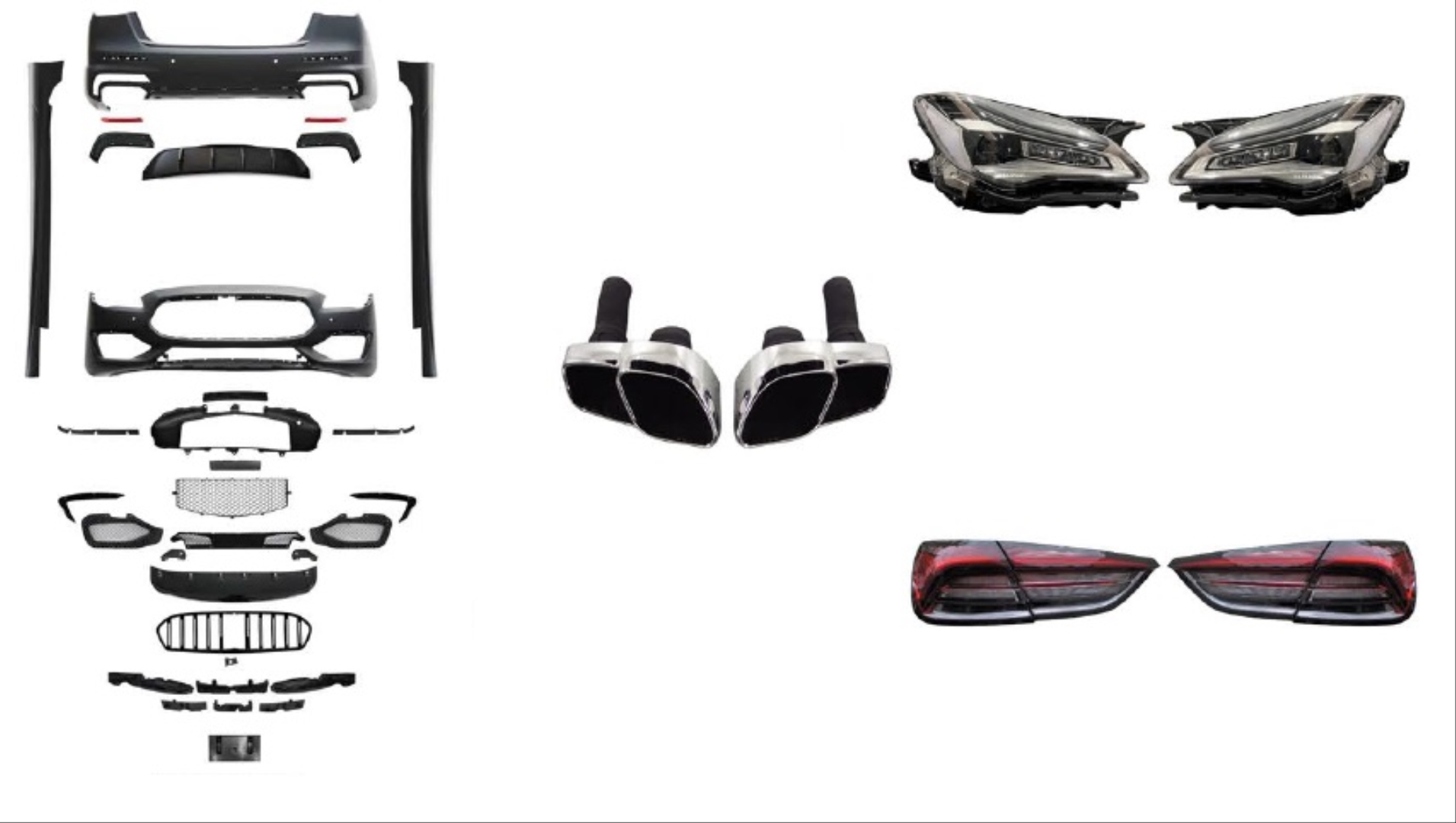 2013+ MASERATI QUATROPORTE   TROFEO FACELIFT BODY KIT


