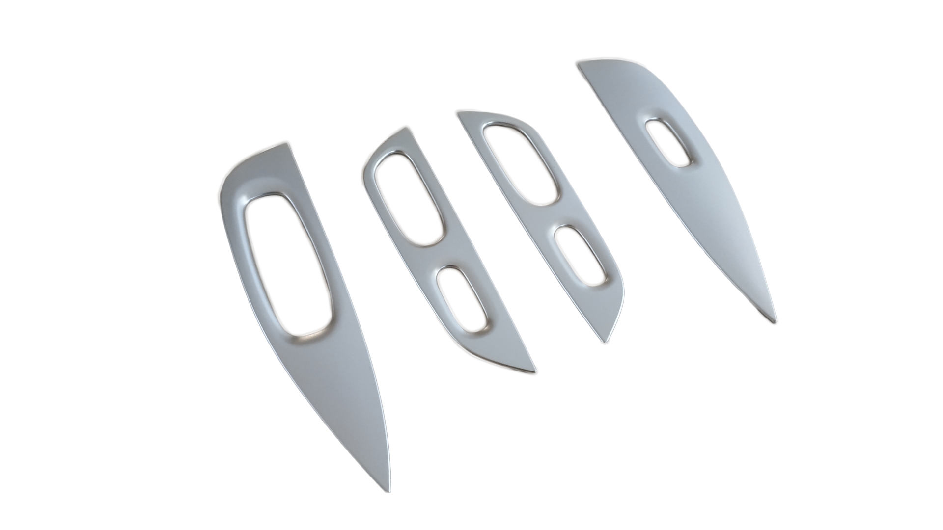  X-TRAIL 2014-2017  DOOR ARMREST BUTTON  TRIM  COVER SILVER