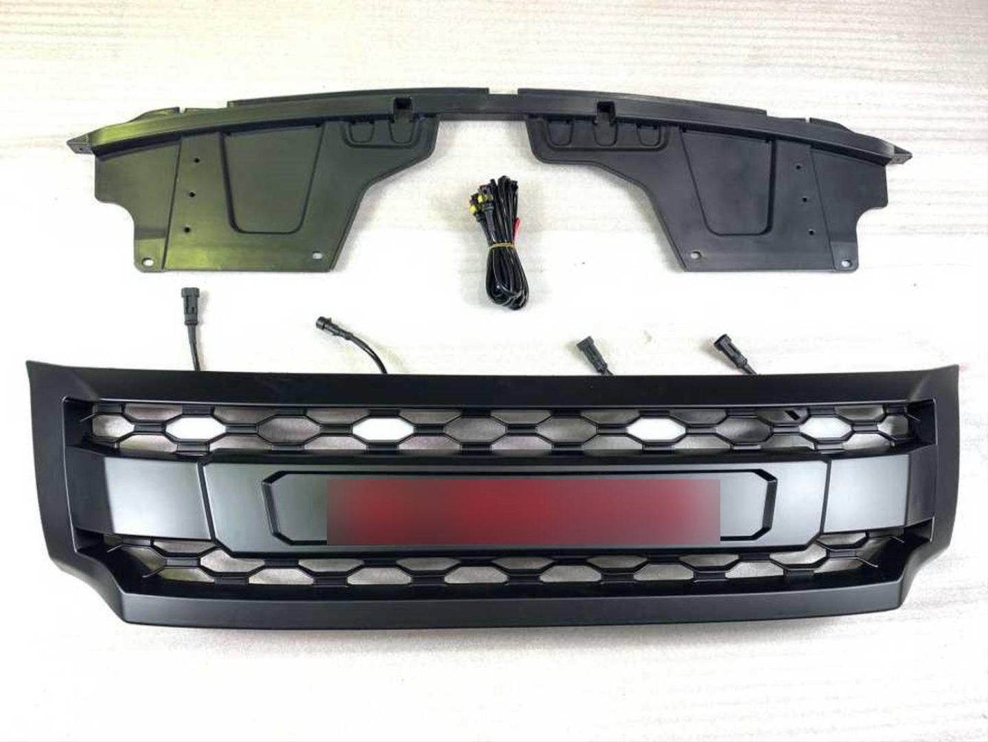  NAVARA NP300 (2015-2020)  GRILLE WITH LED  - BLACK (DESIGN B)
