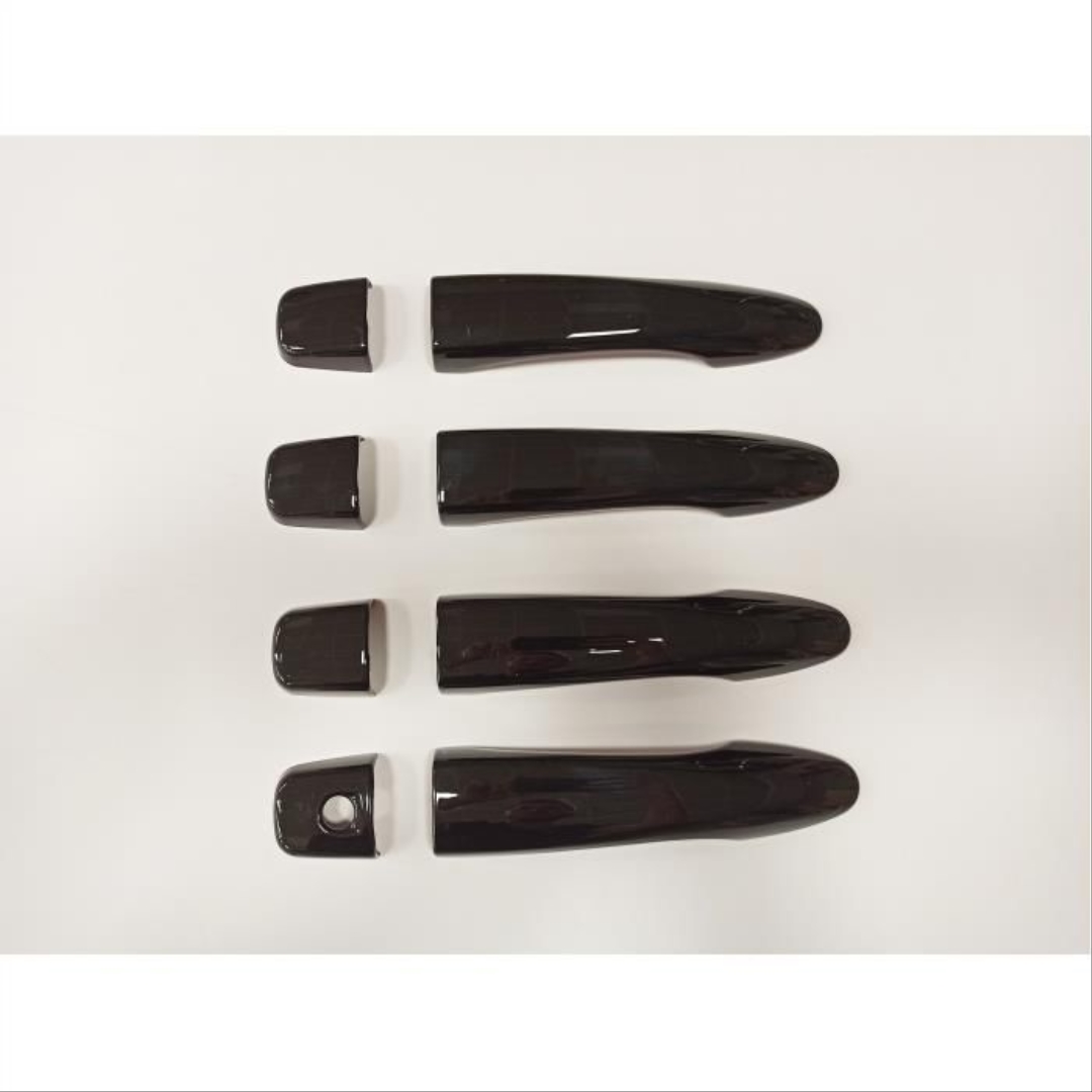  QASHQAI 2014-2020  DOOR HANDLE  TRIM COVER - GLOSS BLACK (BRIGHT BLACK) 