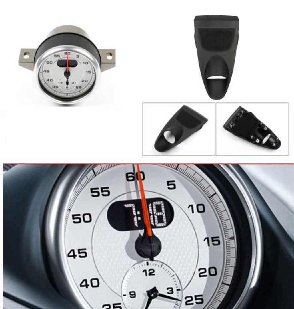 718 2016+  IÇIN UYUMLU SIYAH BAKALIT VE BEYAZ CHRONO  TAKIM