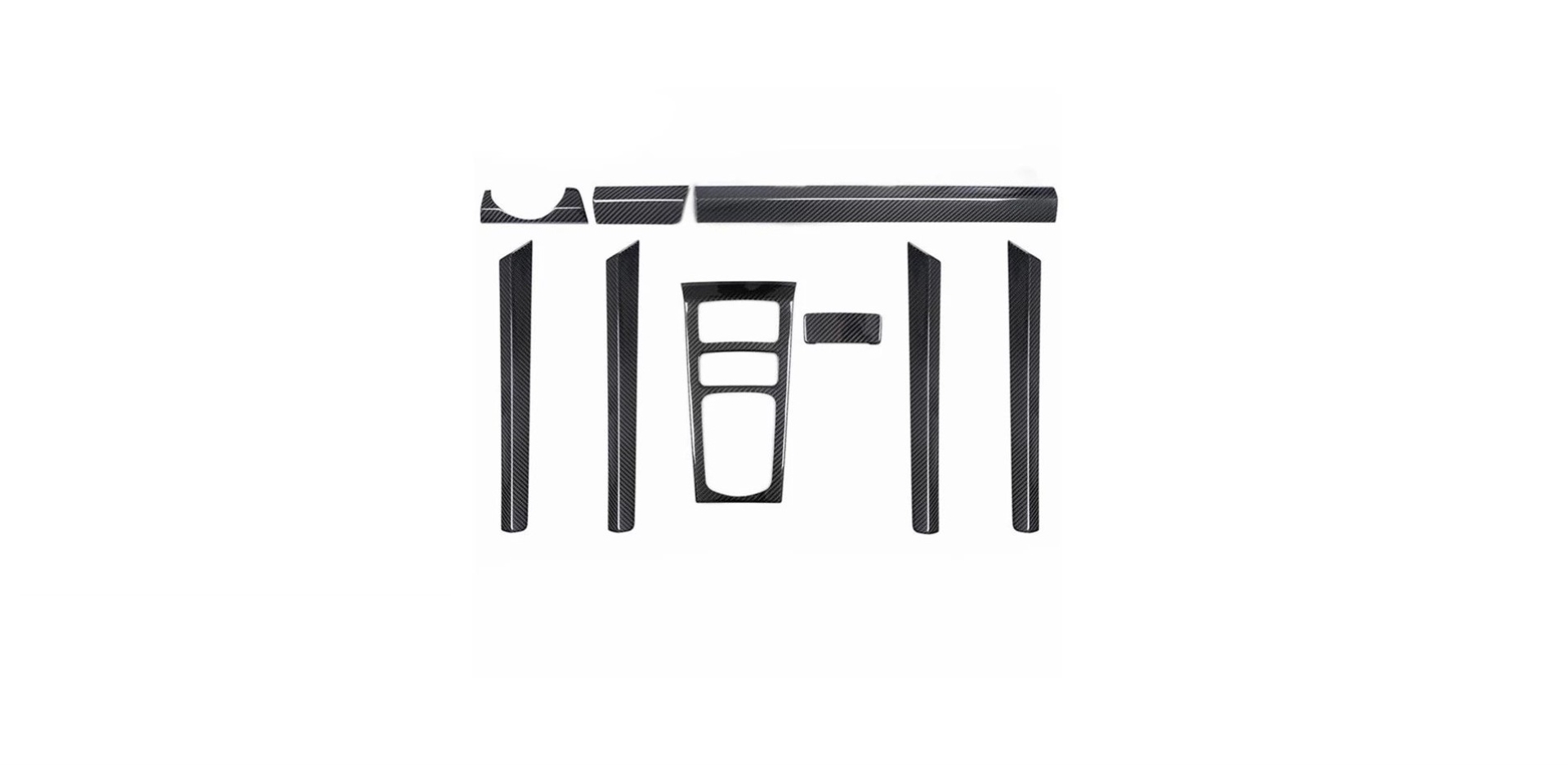  CAYENNE 2011-2017  - CARBON COLOR  FIBER TRIM COVER SET 