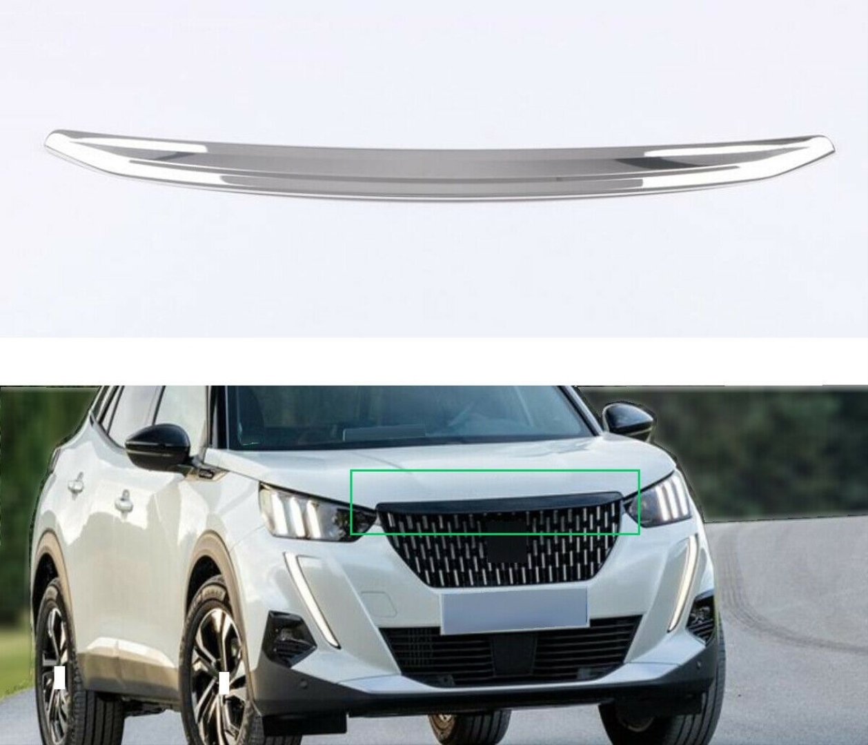  2008  GRILLE  UPPER CHROME TRIM COVER 