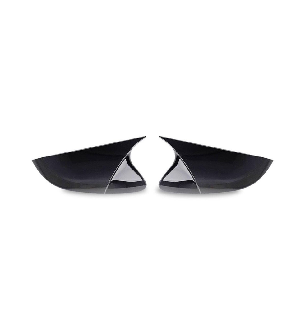  FOR COROLLA 2019+   HORN STYLE MIRROR COVER - GLOSS BLACK (BRIGHT BLACK) 